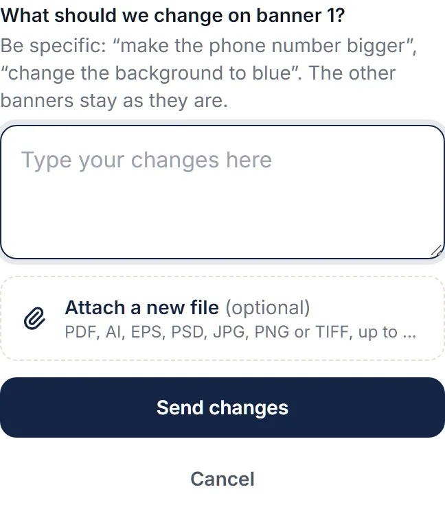 Request changes: write what to fix and attach a new file if you have one.