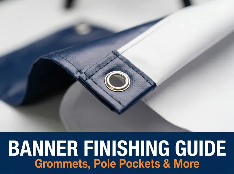 Banner Grommets, Pole Pockets & Finishing Options Explained