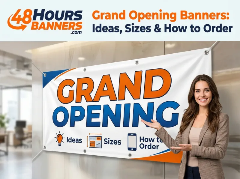 Grand Opening Banners: Ideas, Sizes & How to Order