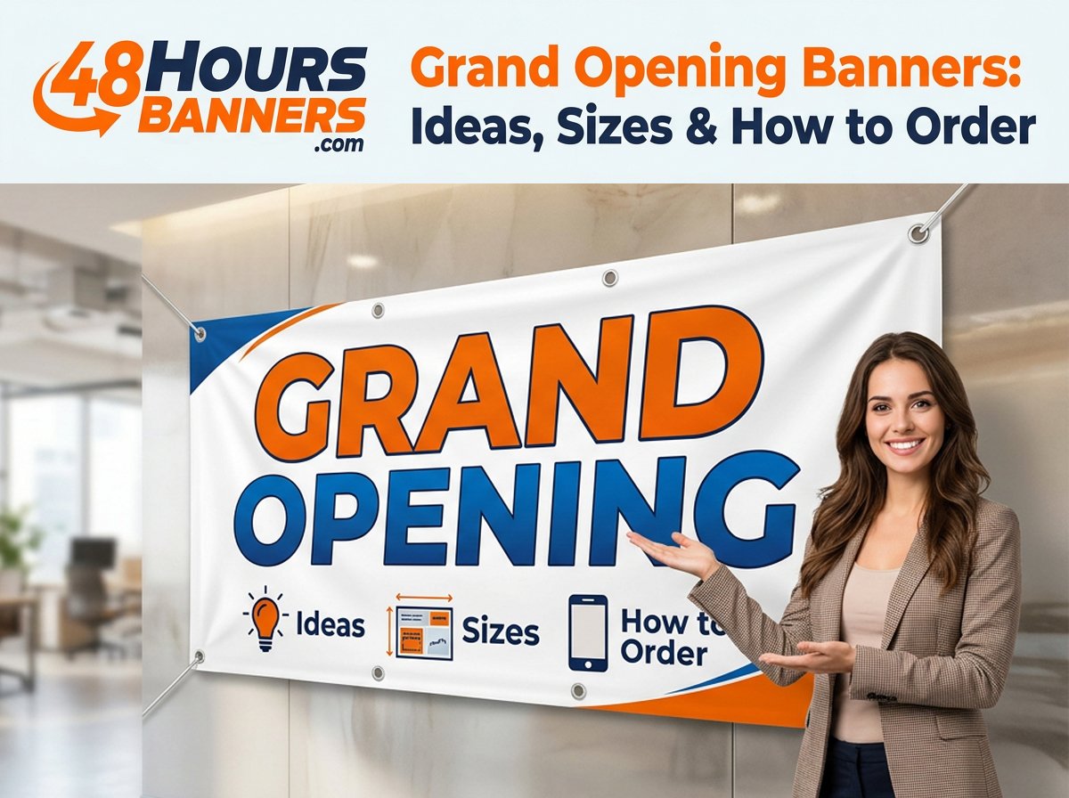 Grand Opening Banners: Ideas, Sizes & How to Order