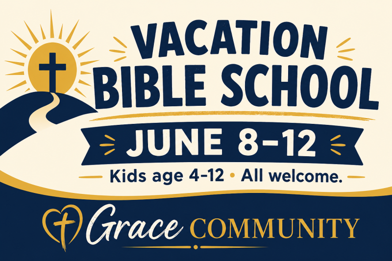 Church & Community — Bold Announcement banner template preview