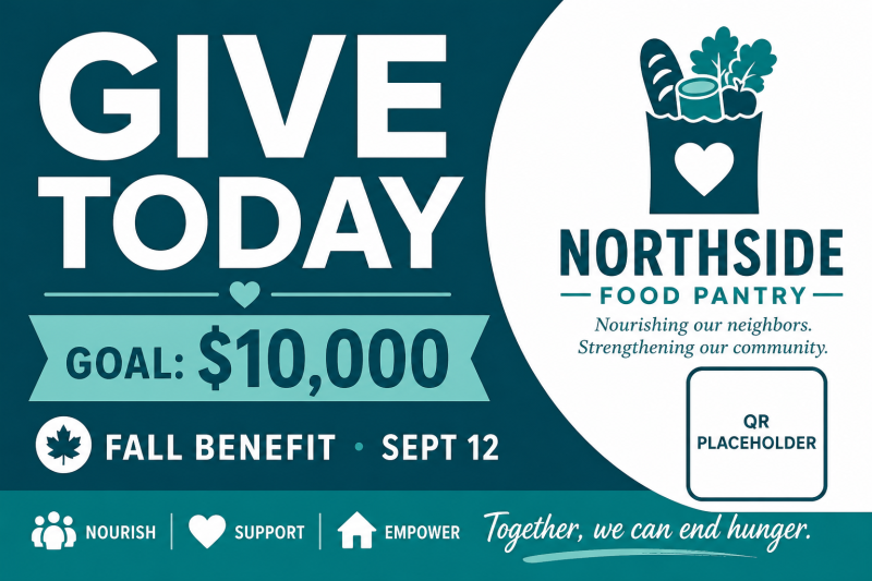 Fundraiser — Bold Announcement banner template preview