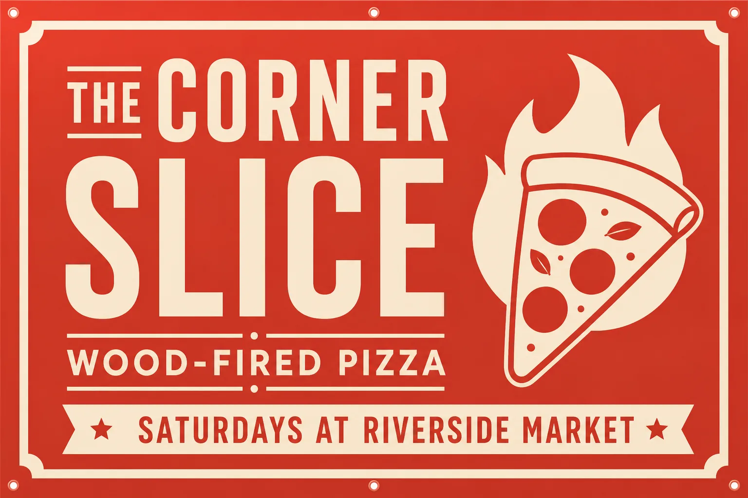 48-Hour Food Truck Banners | Farmers Market Vinyl Signs | Free Design