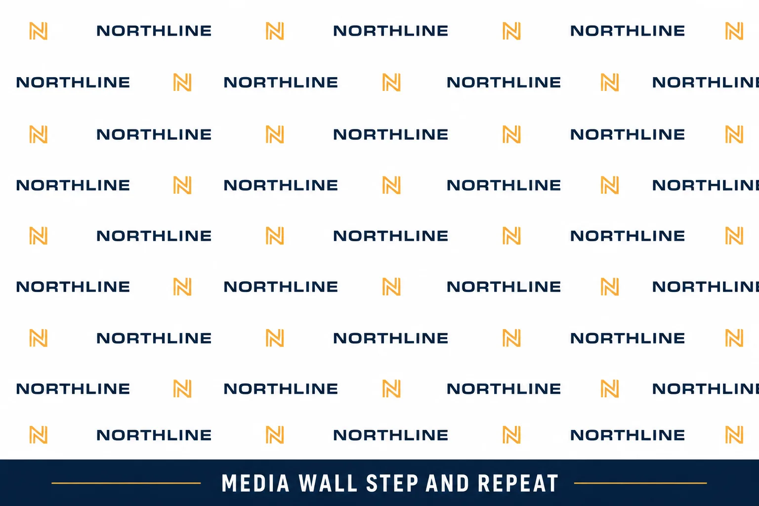48-Hour Step and Repeat Banners | Media Wall Vinyl Backdrop | Free Design