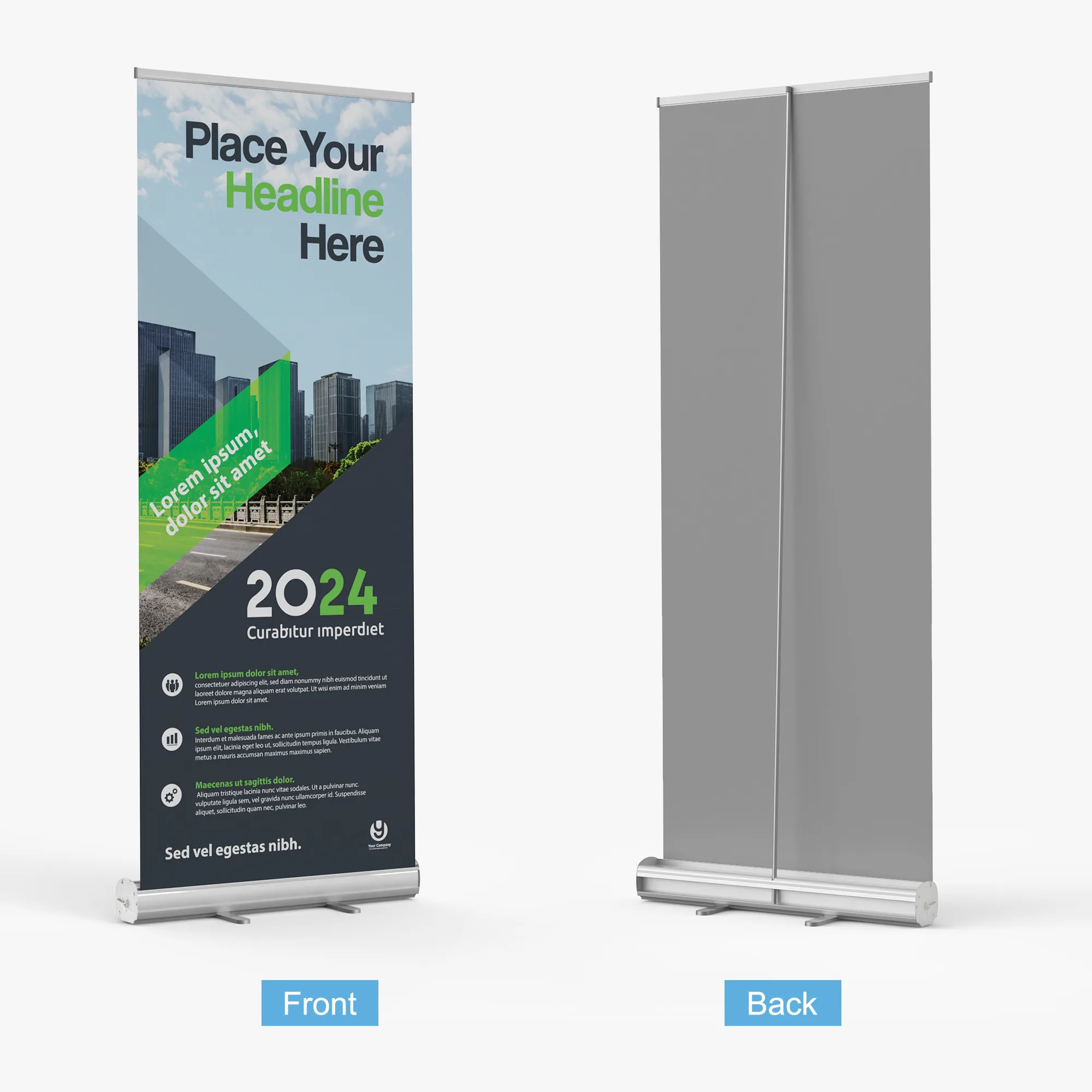 33x81 Retractable Banner Stand