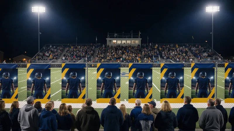 Senior Night Banner with Player Photo