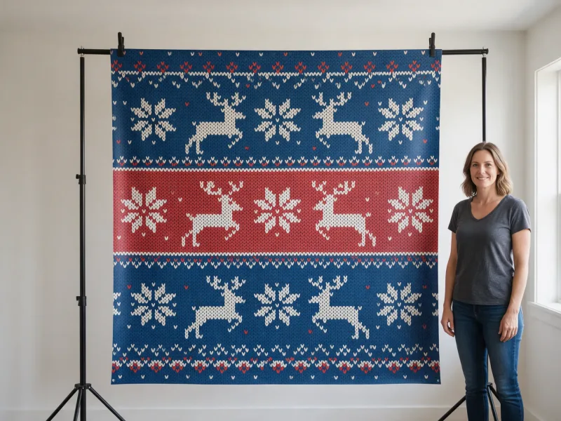 Ugly Sweater Party Backdrop