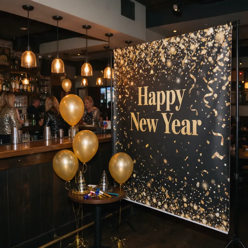 New Year’s Eve Photo Backdrop