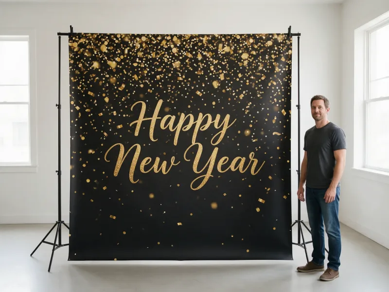 New Year’s Eve Photo Backdrop