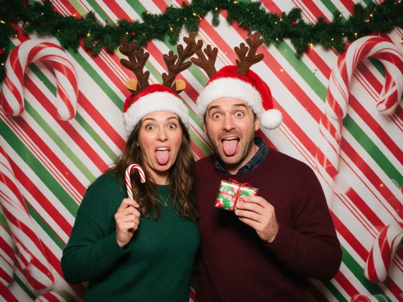 Christmas Photo Booth Backdrop
