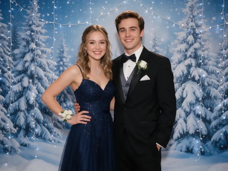 Winter Wonderland Event Backdrop