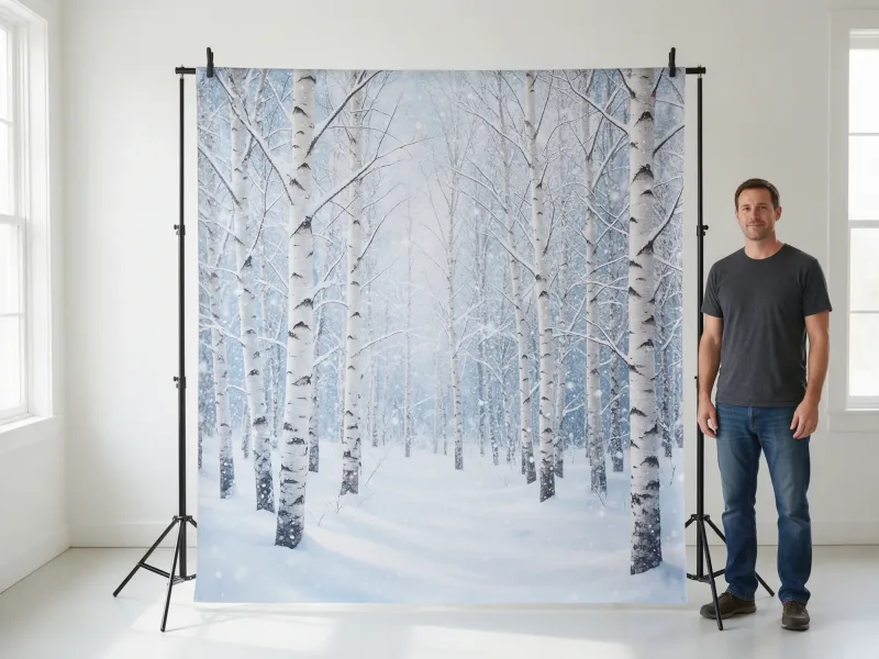 Winter Wonderland Event Backdrop