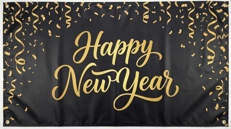 Happy New Year Banner