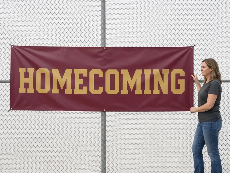 Homecoming banner 3x8 size