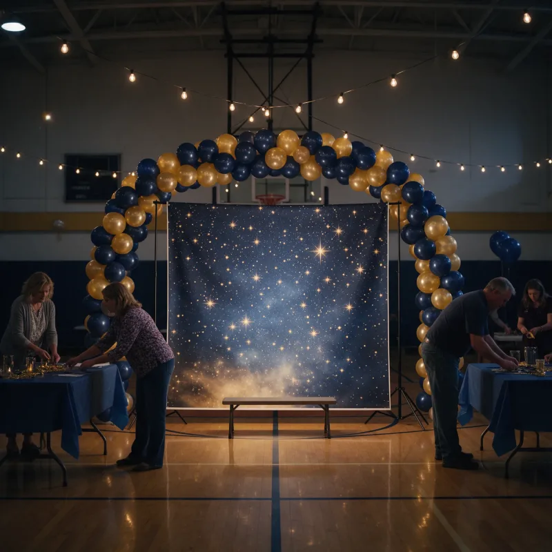 Homecoming Dance Photo Backdrop