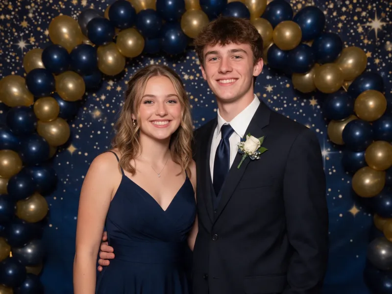 Homecoming Dance Photo Backdrop