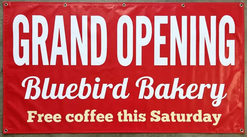 Grand Opening Banner
