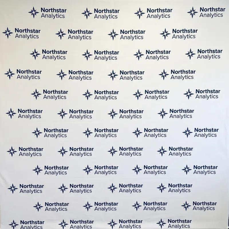 Custom Logo Backdrop and Media Wall