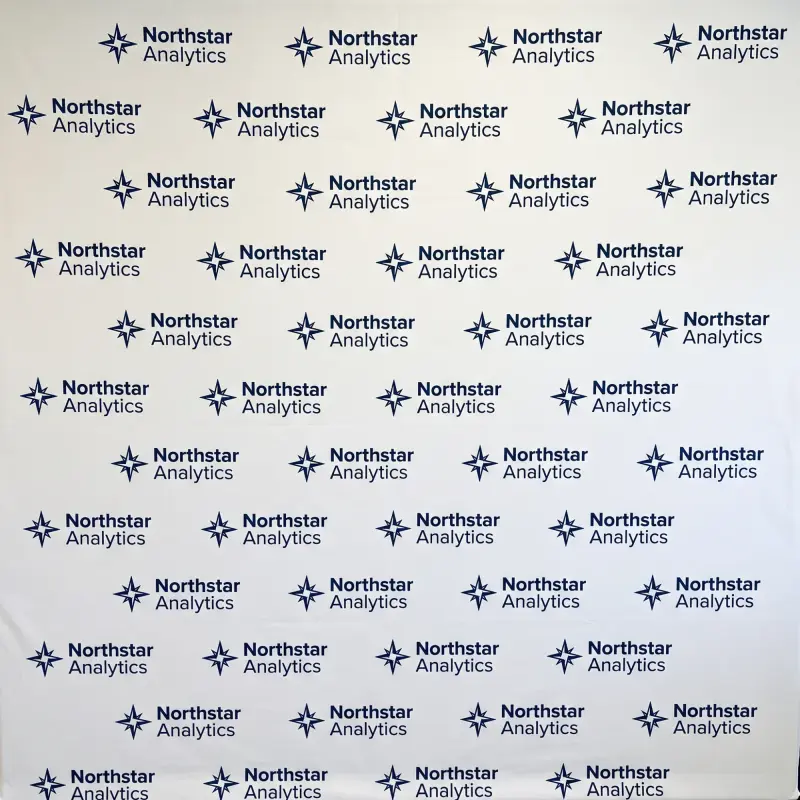 Custom Logo Backdrop and Media Wall