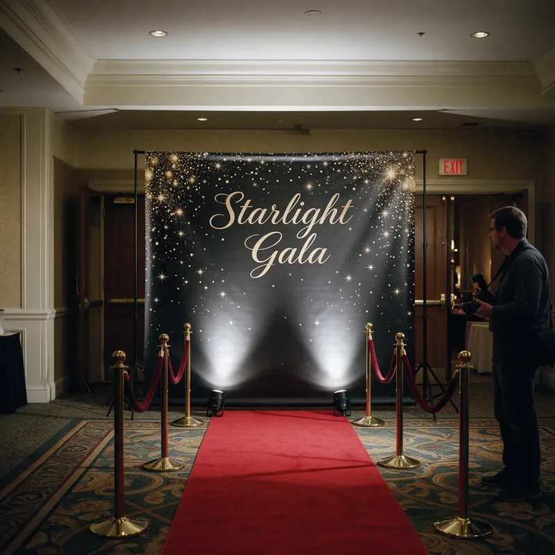 Red Carpet Backdrop