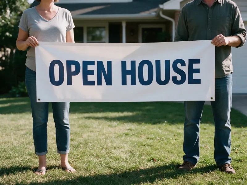 Open House and Real Estate Banner