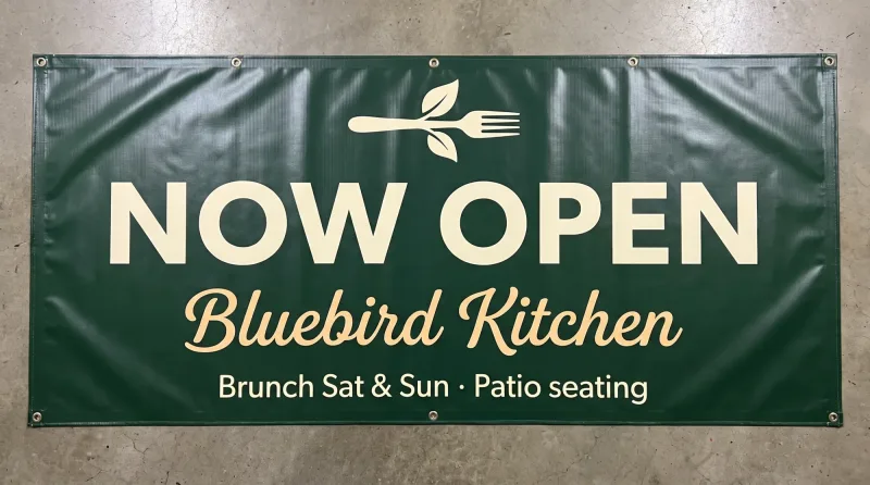Restaurant and Menu Banner