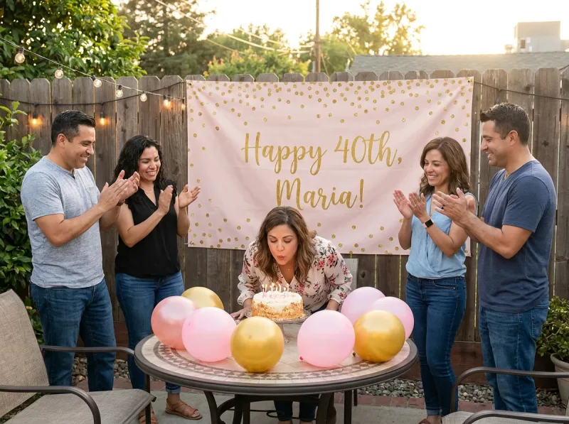 Custom Birthday Banner with Photo