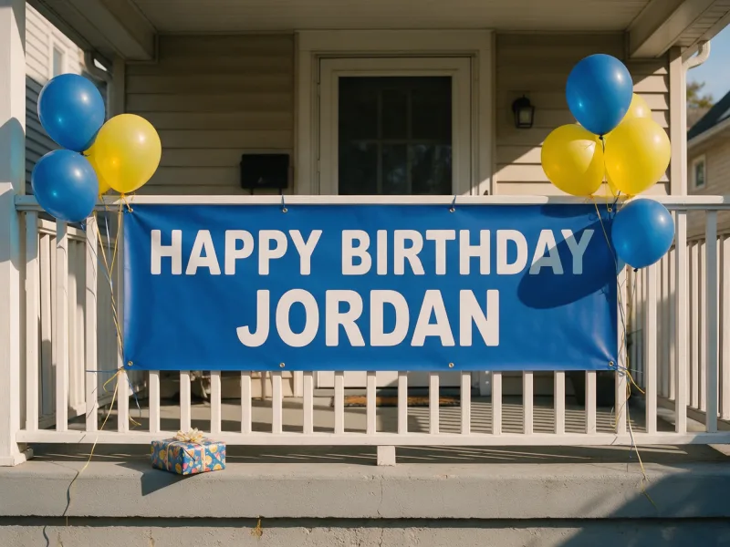 Happy Birthday Banner