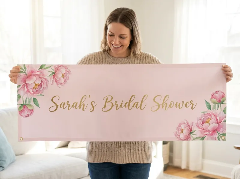 Bridal Shower Banner and Backdrop