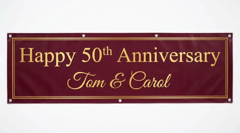 Anniversary banner template