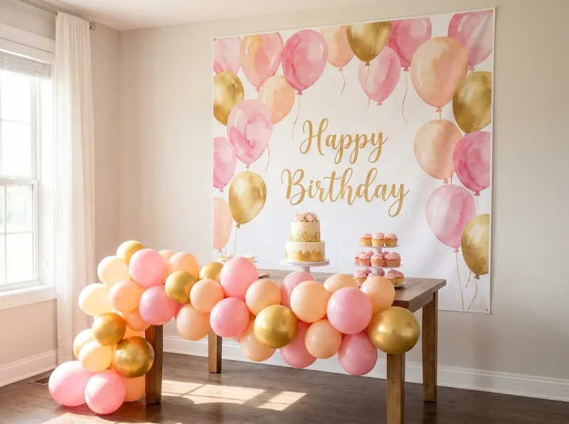 Birthday Photo Backdrop