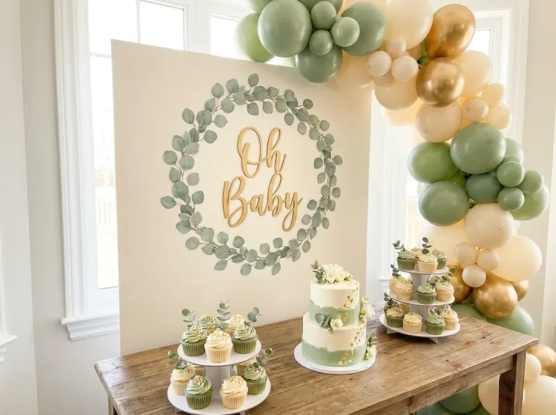 Baby Shower Backdrop