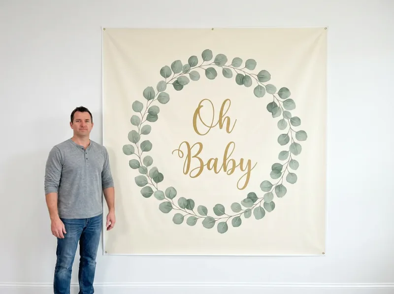 Baby Shower Backdrop
