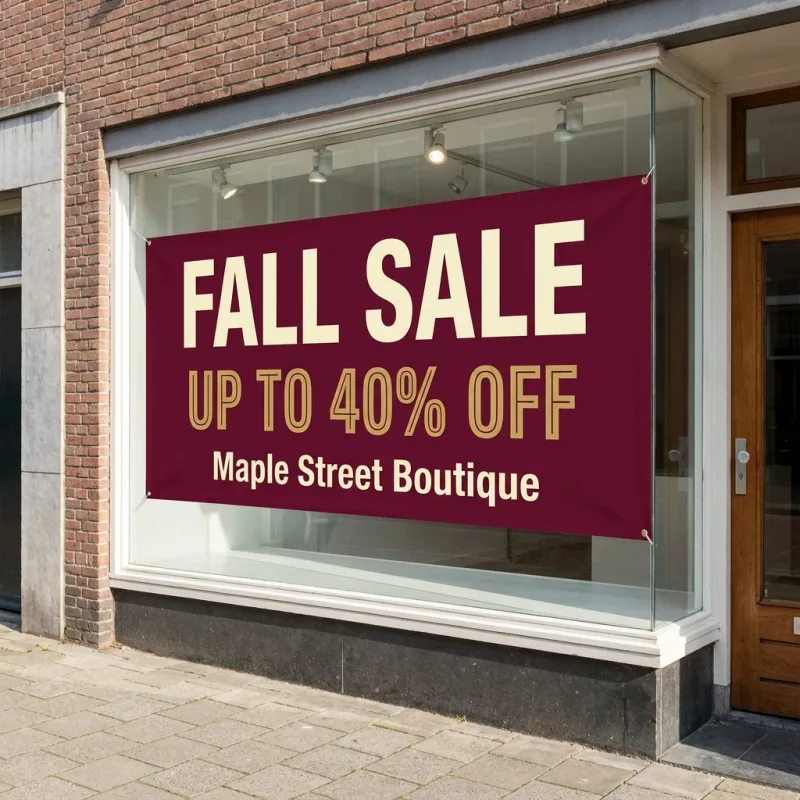 18 oz Vinyl Banners, Blockout