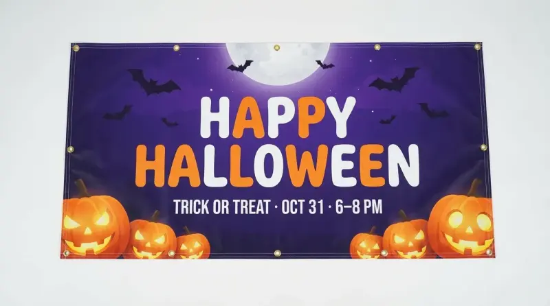 Halloween banner happy halloween template