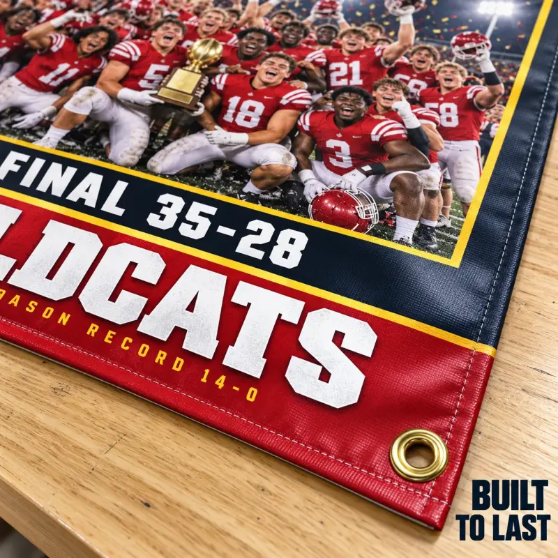 State Champions Banner with Team Photo