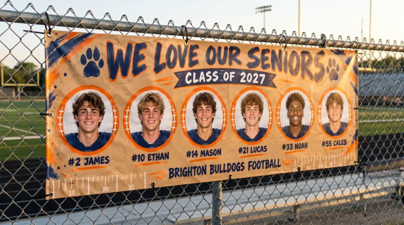 Team Seniors Banner - We Love Our Seniors
