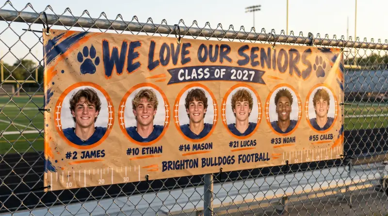 Team Seniors Banner - We Love Our Seniors